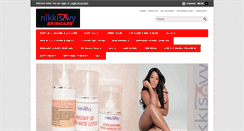 Desktop Screenshot of nikkisavy-skincare.com